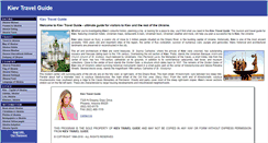 Desktop Screenshot of kievtravelguide.com