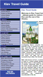 Mobile Screenshot of kievtravelguide.com